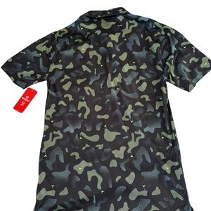 new BCG Golf Men's Camo Print Polo with Green Accents size small